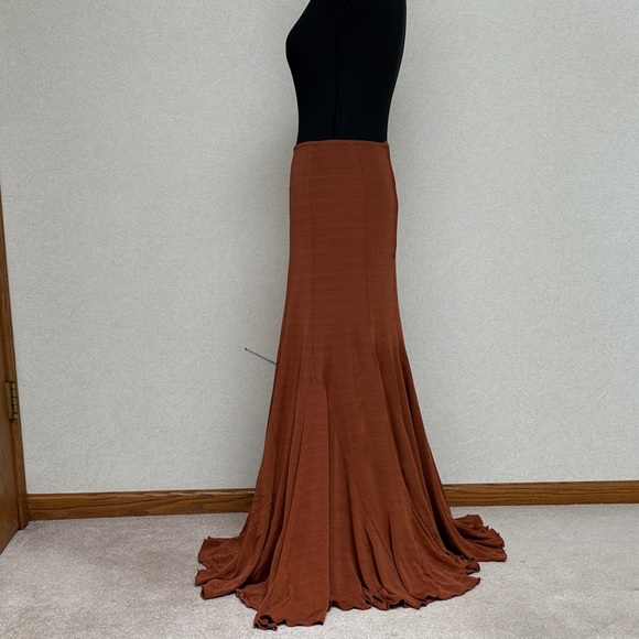 Rust Flamenco Practice Skirt - Picture 6 of 6